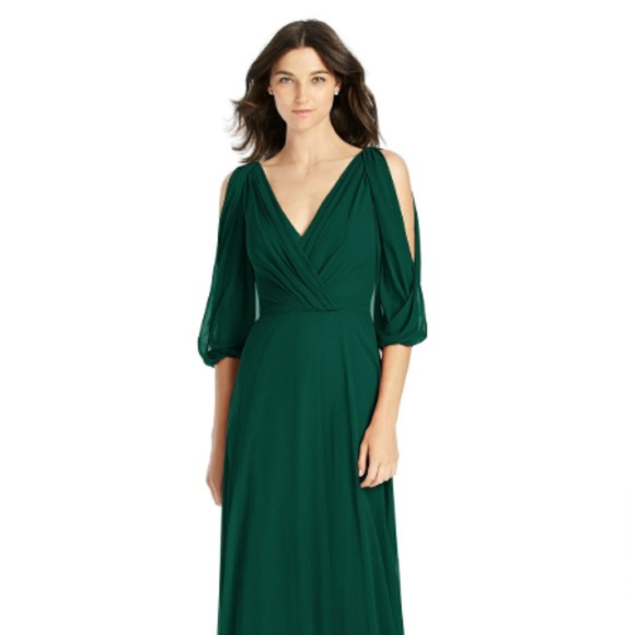 The Dessy Group - Jenny Packham Emerald Dress - Picture 1 of 3